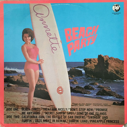 Annette (7) Beach Party Vinyl LP USED