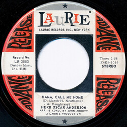 Herb Oscar Anderson Mama, Call Me Home USED VINYL 7INCH 45 RPM ADVANCE PROMO STEREO