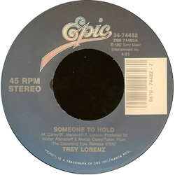 Trey Lorenz Someone To Hold Vinyl 7" USED