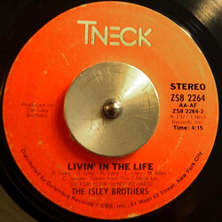 The Isley Brothers Livin' In The Life / Go For Your Guns USED VINYL 7INCH 45 RPM