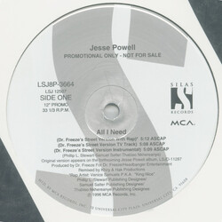 Jesse Powell All I Need VINYL 12" USED