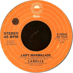 LaBelle Lady Marmalade Vinyl 7" USED