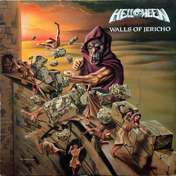 Helloween Walls Of Jericho Vinyl LP USED