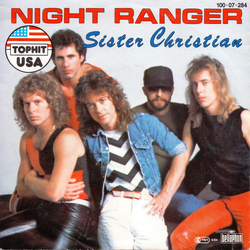 Night Ranger Sister Christian Vinyl 7" USED