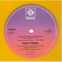 The Real Thing Can You Feel The Force? Vinyl 12" USED