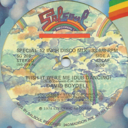 David Boydell Wish It Were Me (Dub Dancing) Vinyl 12" USED