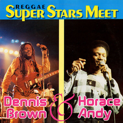 Dennis Brown / Horace Andy Reggae Super Stars Meet Vinyl LP USED
