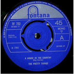 The Pretty Things A House In The Country Vinyl 7" USED