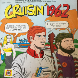 Various Cruisin' 1962 - Featuring Russ "Weird Beard" Knight, KLIF, Dallas Vinyl LP USED