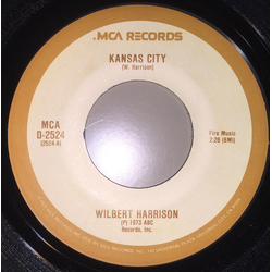 Wilbert Harrison Kansas City / Listen, My Darling Vinyl 7" USED
