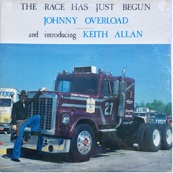 Johnny Overload / Keith Allan (2) The Race Has Just Begun Vinyl LP USED