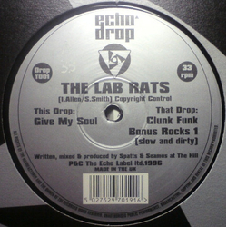 The Lab Rats Give My Soul Vinyl 12" USED