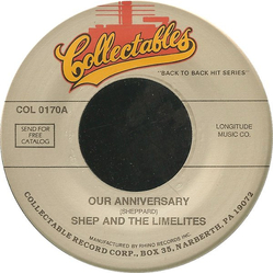 Shep & The Limelites Our Anniversary / Stick By Me (And I'll Stick By You) Vinyl 7" USED