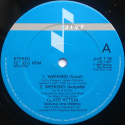 Class Action / Christine Wiltshire Weekend Vinyl 12" USED