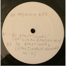 De Pashion Eds So Emotional Vinyl 12" USED