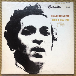 Ravi Shankar Three Ragas Vinyl LP USED