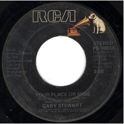 Gary Stewart Your Place Or Mine USED VINYL 7INCH 45 RPM STEREO