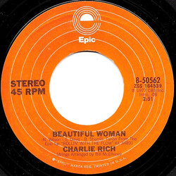 Charlie Rich Beautiful Woman USED VINYL 7INCH 45 RPM STYRENE