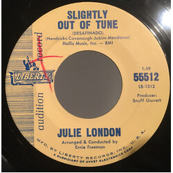 Julie London Slightly Out Of Tune (Desafinado) Vinyl 7" USED