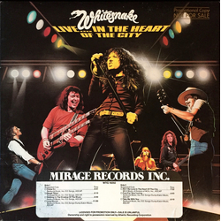 Whitesnake Live... In The Heart Of The City Vinyl LP USED