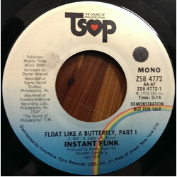 Instant Funk Float Like A Butterfly, Part I USED VINYL 7INCH 45 RPM PROMO STEREO MONO