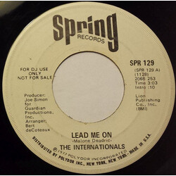 The Internationals (4) Lead Me On USED VINYL 7INCH 45 RPM SINGLE PROMO