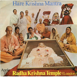 The Radha Krsna Temple Hare Krishna Mantra Vinyl 7" USED