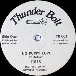 Tiger No Puppy Love Vinyl 12" USED