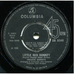 Freddie Garrity Little Red Donkey Vinyl 7" USED