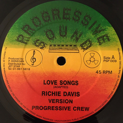 Richie Davis / Ryan Hall (10) Love Songs / I Can't Forget About You Vinyl 12" USED