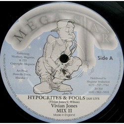 Vivian Jones Hypocrites & Fools Vinyl 12" USED
