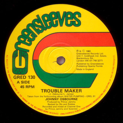 Johnny Osbourne Trouble Maker Vinyl 12" USED