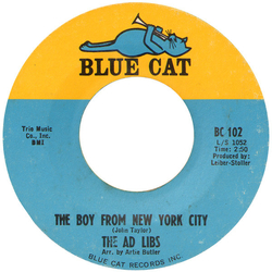 The Ad Libs The Boy From New York City / Kicked Around Vinyl 7" USED