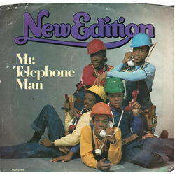 New Edition Mr. Telephone Man Vinyl 7" USED