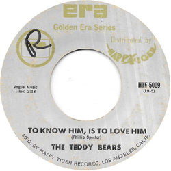 The Teddy Bears To Know Him, Is To Love Him Vinyl 7" USED