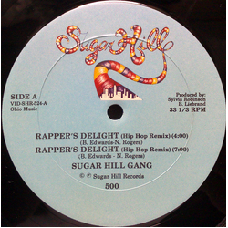 Sugarhill Gang Rapper's Delight (Hip Hop Remix) Vinyl 12" USED