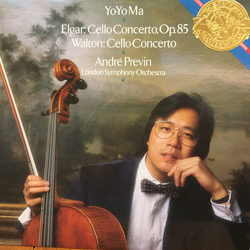 Yo-Yo Ma / London Symphony Orchestra / André Previn Elgar, Walton: Cello Concertos Vinyl LP USED