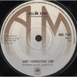 Andy Fairweather-Low Mellow Down VINYL 7" USED