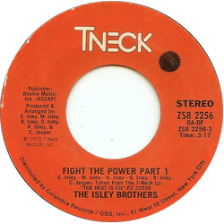 The Isley Brothers Fight The Power Vinyl 7" USED