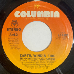 Earth, Wind & Fire Serpentine Fire Vinyl 7" USED