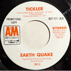 Earth Quake (2) Tickler / Guarding You Vinyl 7" USED