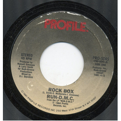 Run-DMC Rock Box Vinyl 7" USED
