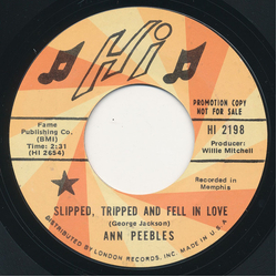 Ann Peebles Slipped, Tripped And Fell In Love Vinyl 7" USED