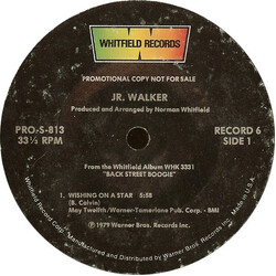 Junior Walker Wishing On A Star / Back Street Boogie USED VINYL 7INCH PROMO 33 S RPM