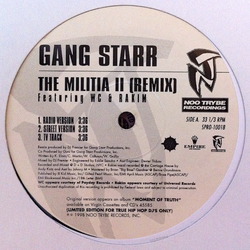 Gang Starr The Militia II (Remix) / The Militia (Soul Brother Remix) Vinyl 12" USED