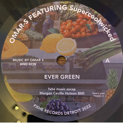 Omar-S / Supercoolwicked Ever Green Vinyl 7" USED