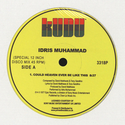 Idris Muhammad Could Heaven Ever Be Like This Vinyl 12" USED