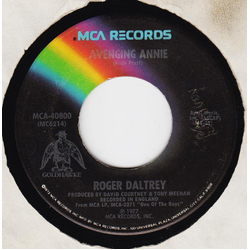 Roger Daltrey Avenging Annie Vinyl 7" USED