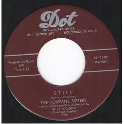 The Fontane Sisters Still / Please Don't Leave Me Vinyl 7" USED