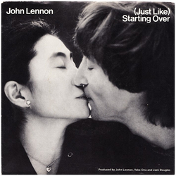 John Lennon (Just Like) Starting Over Vinyl 7" USED